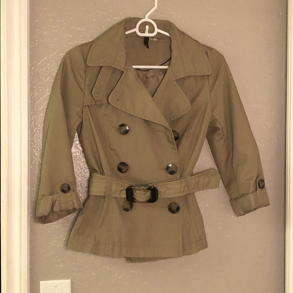 H&M mini trench coat
